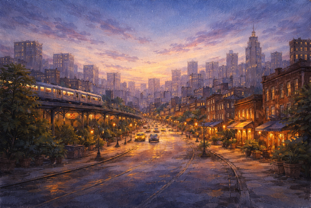 the shift that happens when the sun goes down